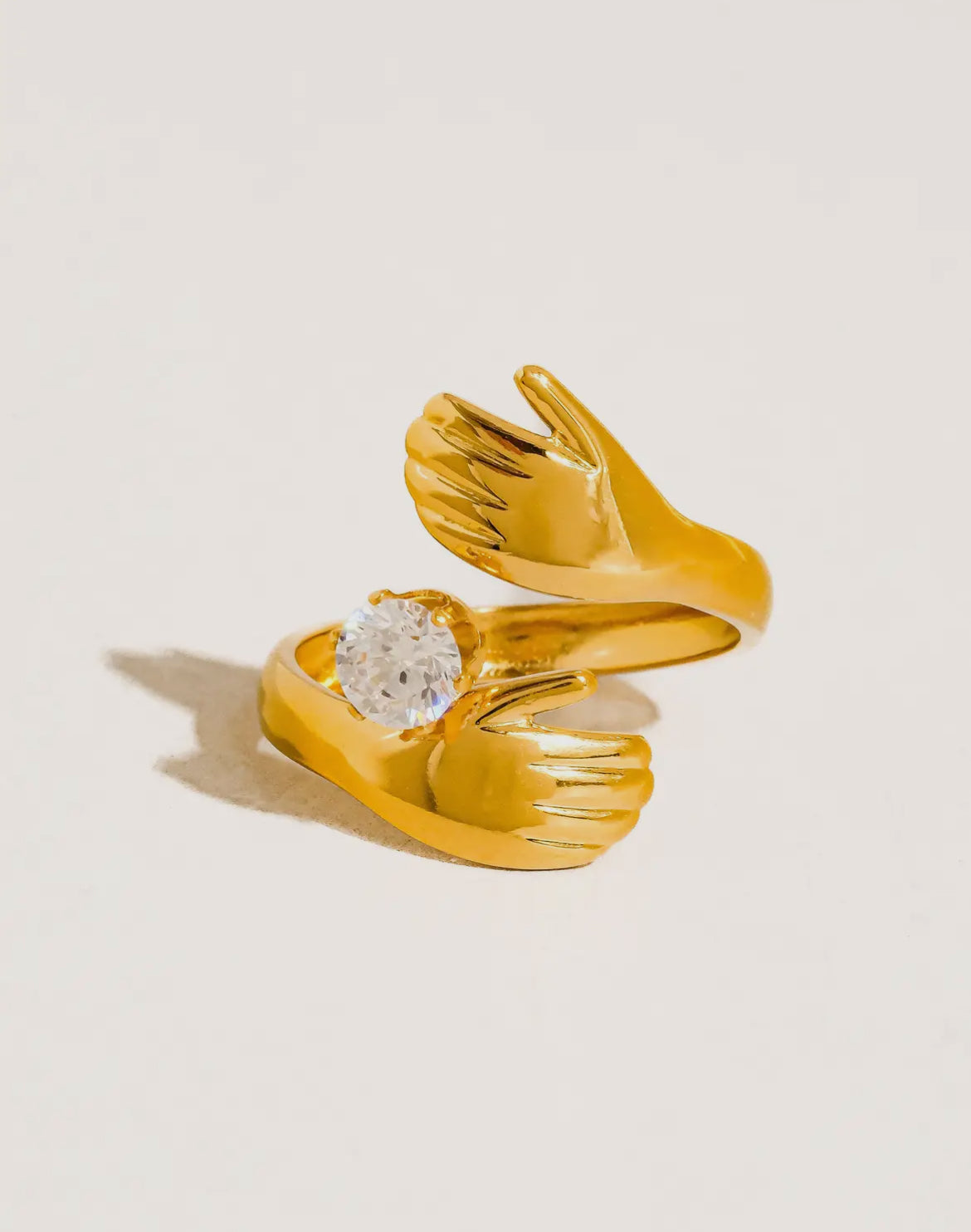 Hug Me -18k Gold Plated Non Tarnish Ring