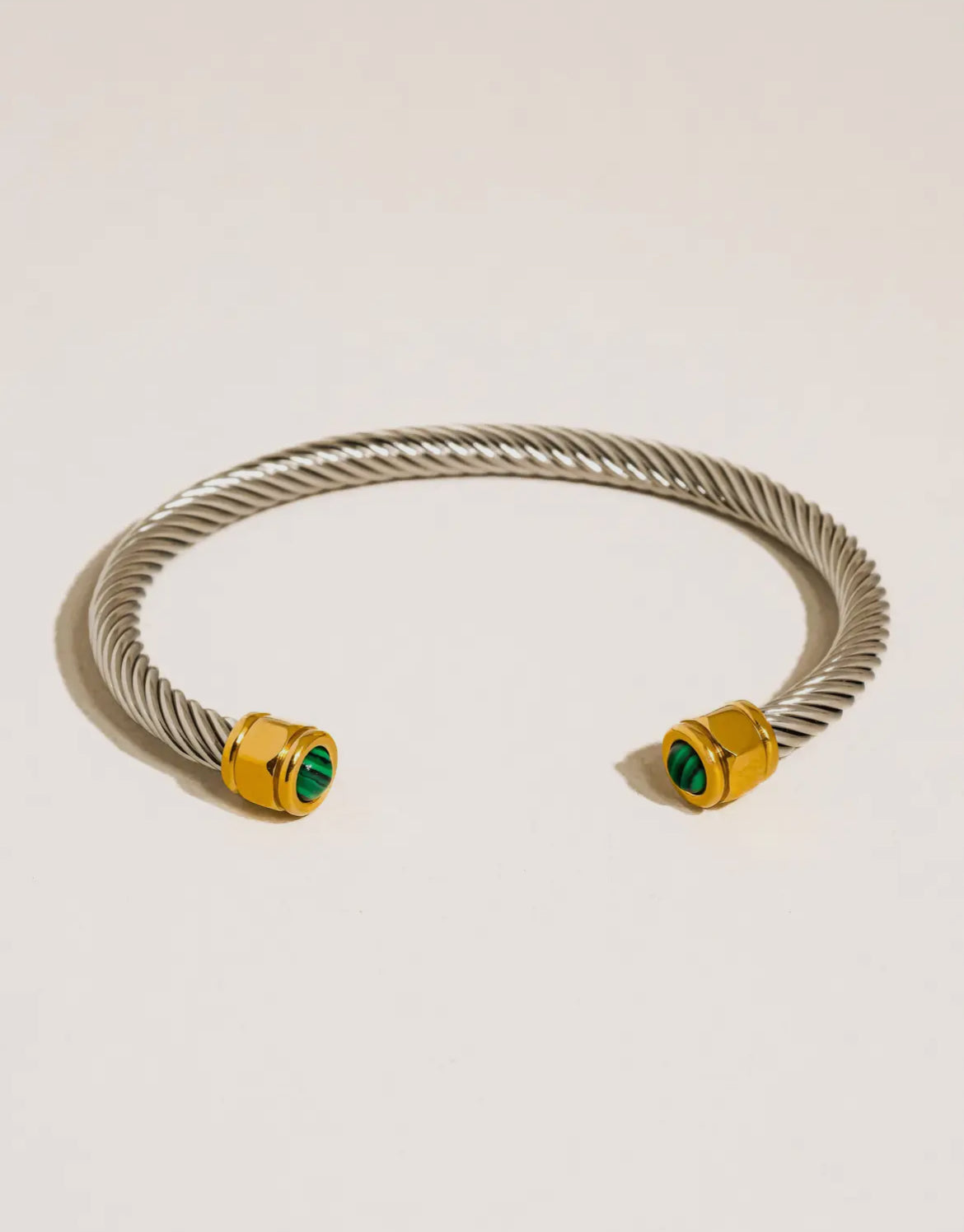 Diana Stone Braided Bangle