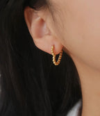 Heart Earrings-18K Gold Non-Tarnish