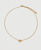 Aimee 18K Gold Petite Heart Non- Tarnish Necklace