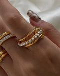 18k Gold Plated Non Tarnish Ring