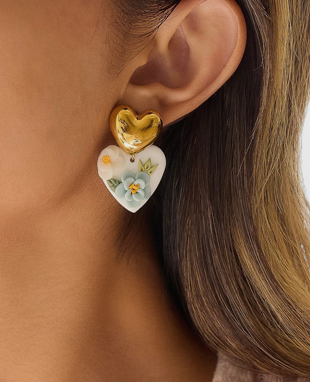 Amélis 18K Gold Non-Tarnish Cz Sunglasses Necklace