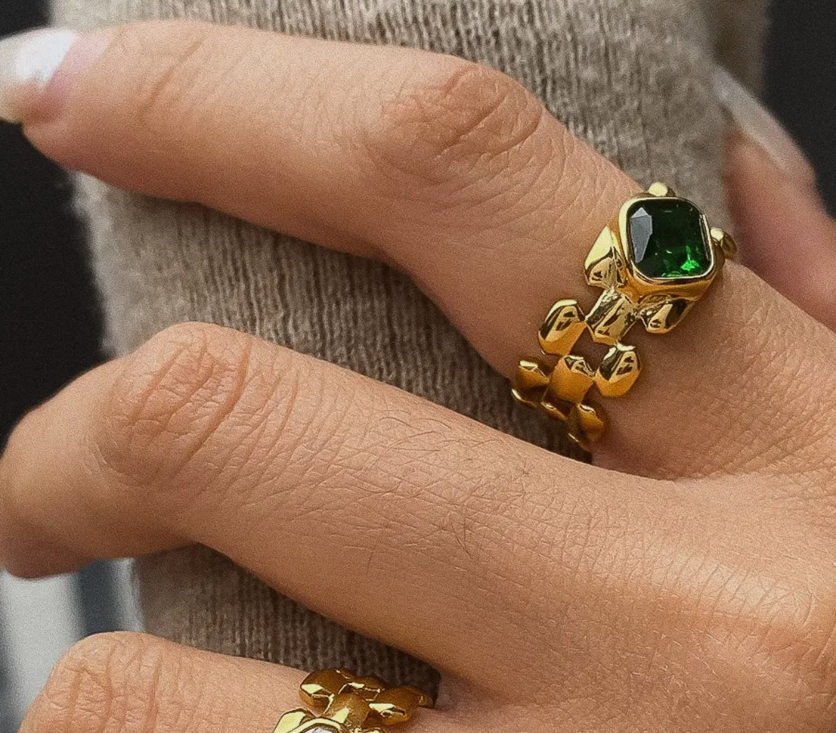 Crown Me Ring 18k Gold Plated Non Tarnish