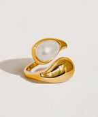 YingYang Ring 18k Gold Plated Non Tarnish