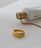 Classic 18k Gold Plated Non Tarnish Ring
