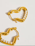 Heart Collection Earrings-18K Gold Non-Tarnish