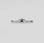 Blue Evil Eye 18K Gold Non Tarnish- Stackable Ring