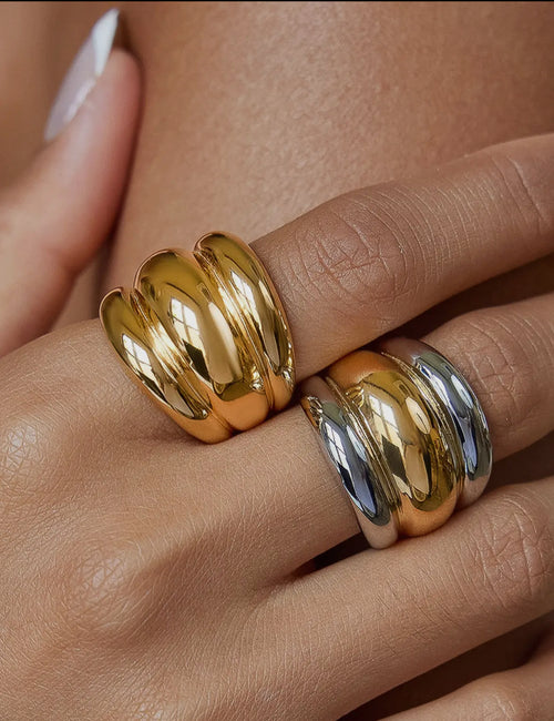 18k Gold Plated Non Tarnish Ring