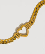 Princess Heart Necklace Non Tarnish