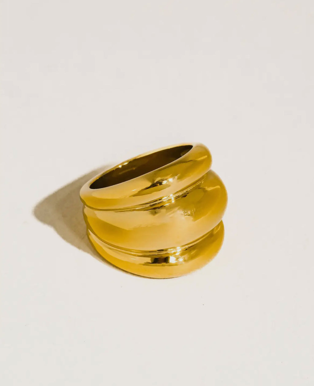 18k Gold Plated Non Tarnish Ring