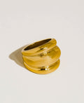 18k Gold Plated Non Tarnish Ring
