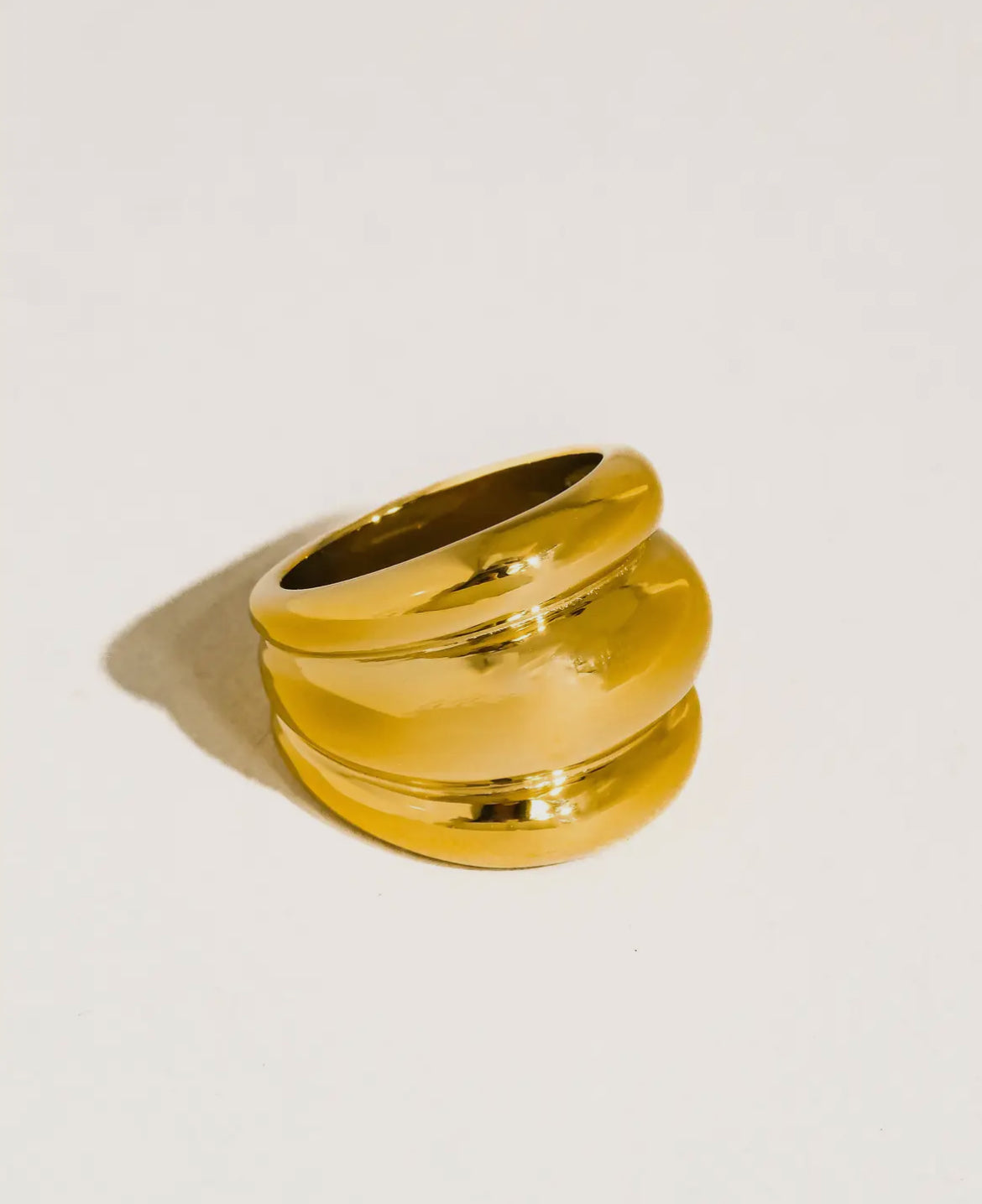 18k Gold Plated Non Tarnish Ring