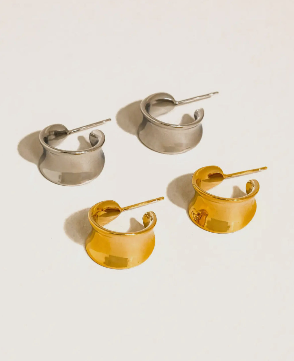 Cuff Earrings-18K Gold Non-Tarnish
