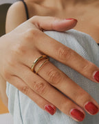 18k Gold Plated Non Tarnish Ring