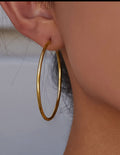 Classic Thin Hoop Earring