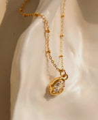 Ryleigh( Non-Tarnish) -Petite Cz Necklace