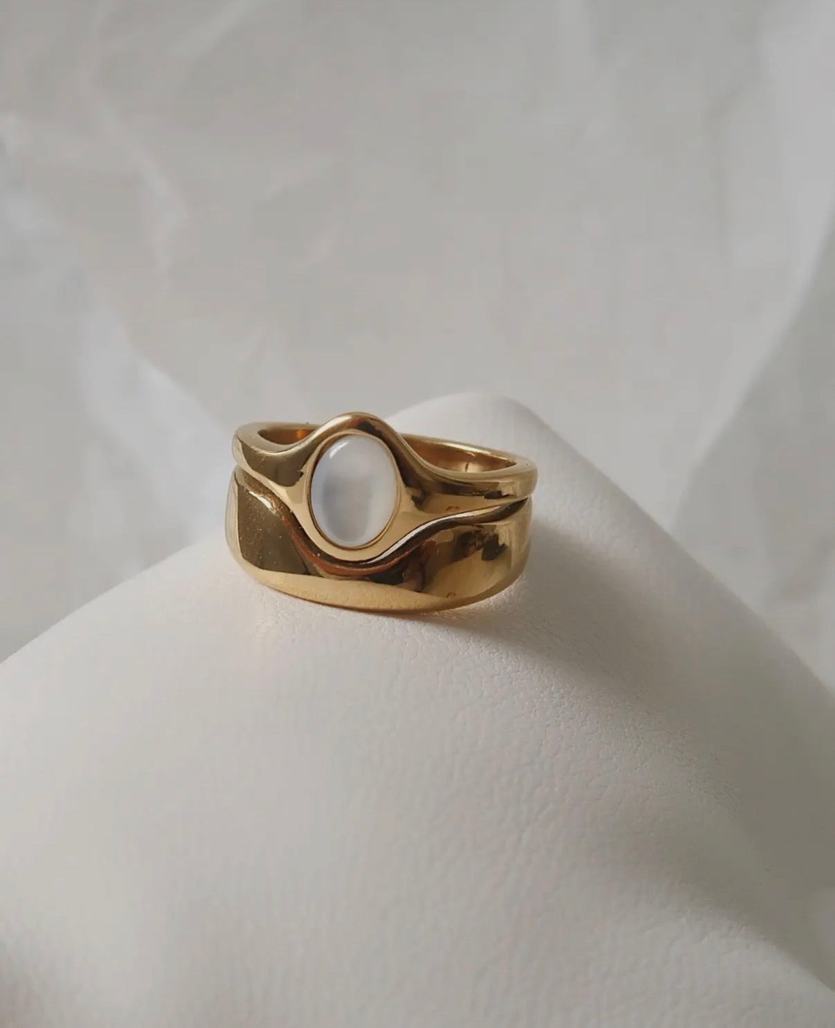 18k Gold Plated Non Tarnish Ring