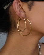 Classic Thin Hoop Earring