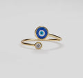 Evil Eye Ring ( Adjustable )