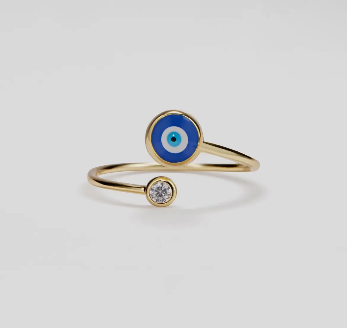 Evil Eye Ring ( Adjustable )
