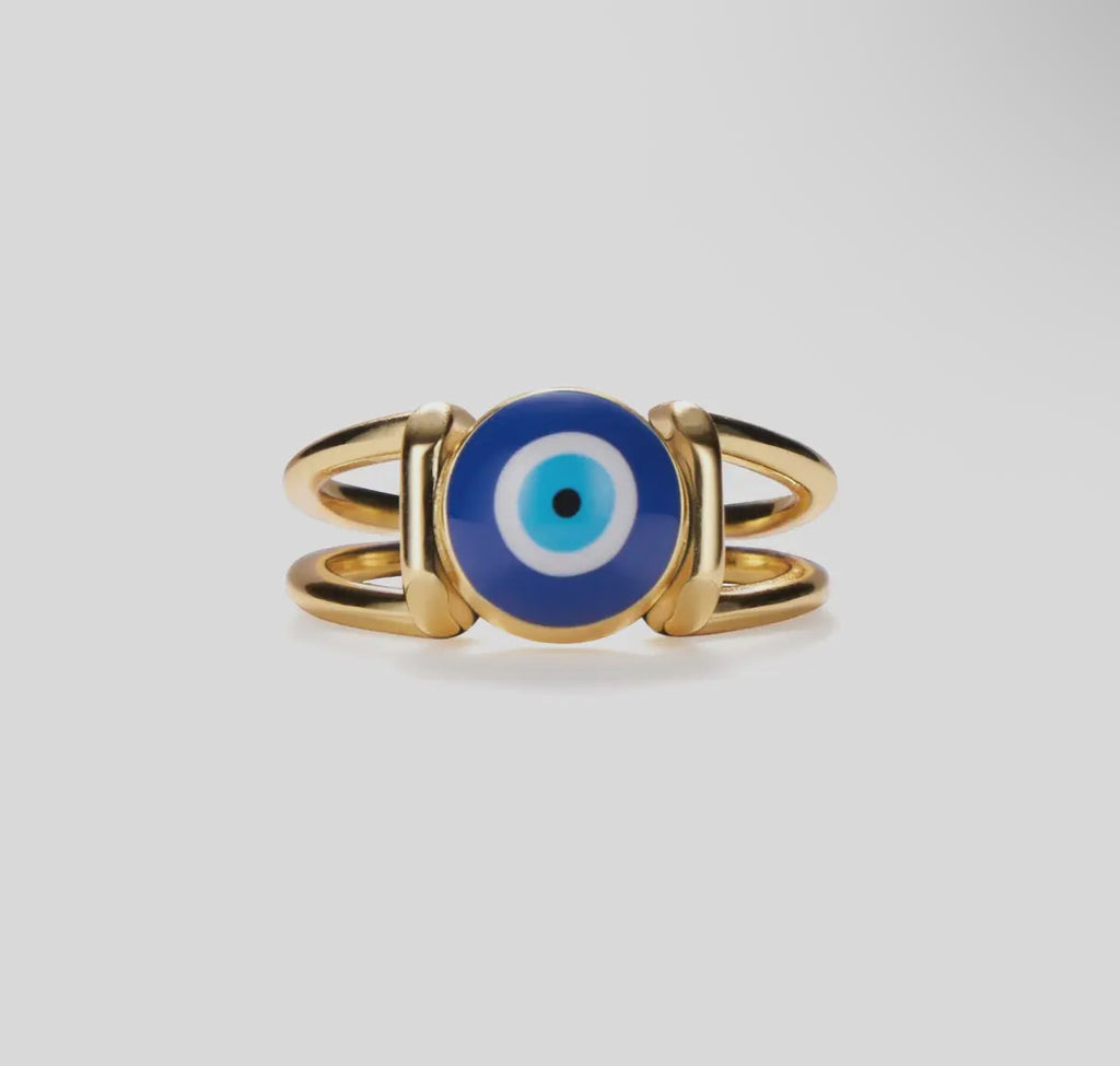 Amar Evil Eye Ring (Stainless Steel)