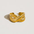 Ring 18k Gold Plated Non Tarnish