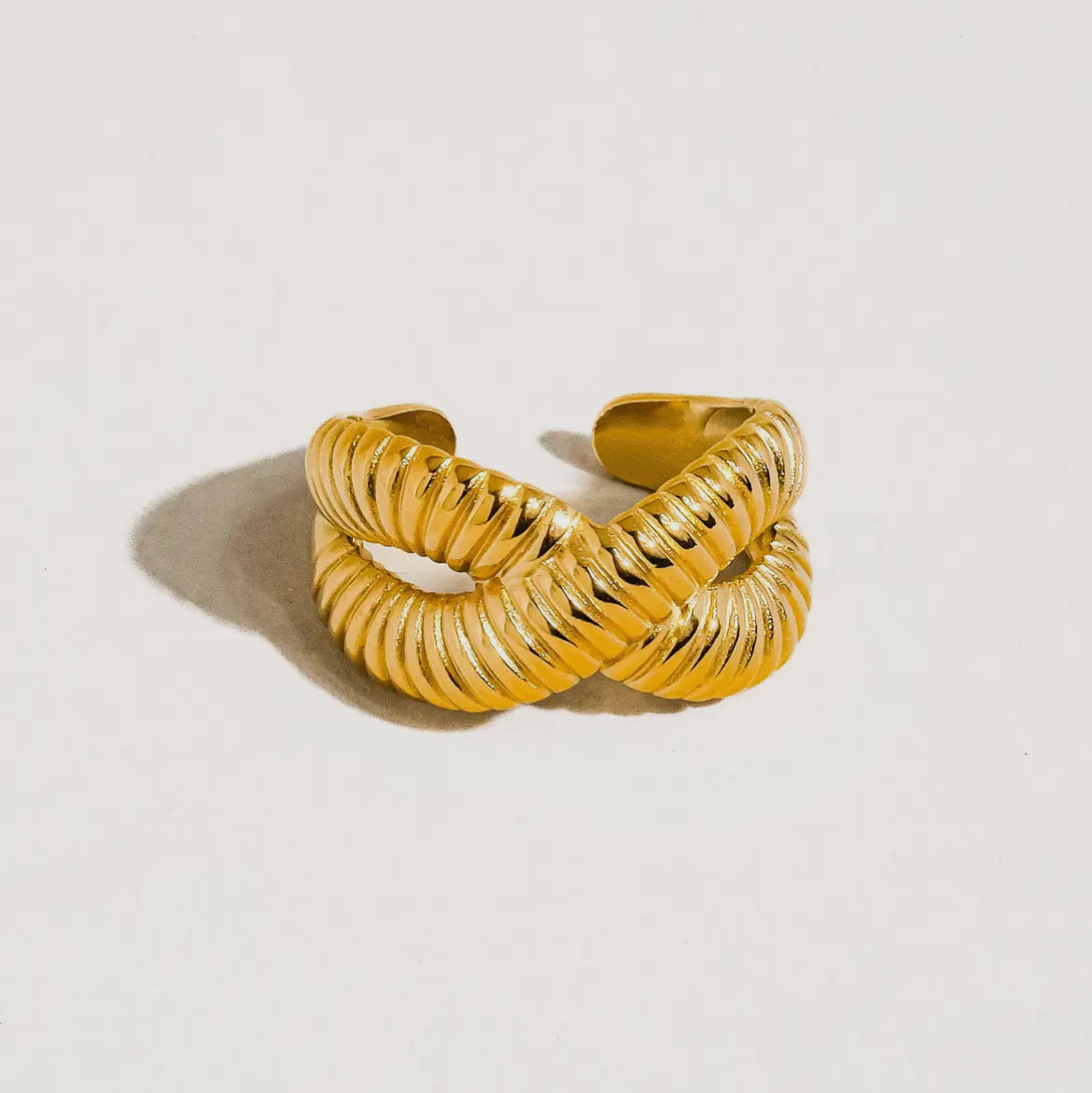 Ring 18k Gold Plated Non Tarnish