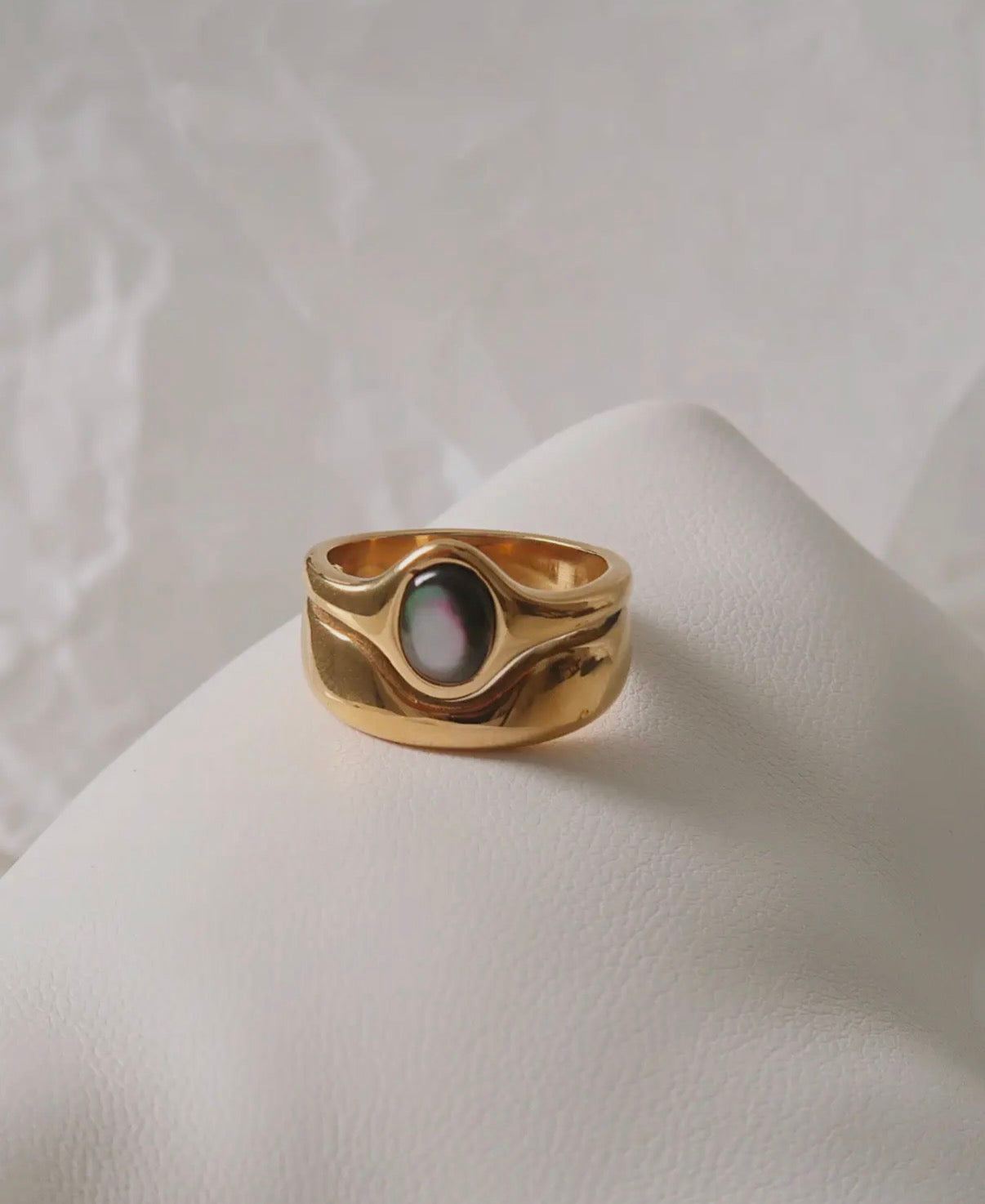 18k Gold Plated Non Tarnish Ring