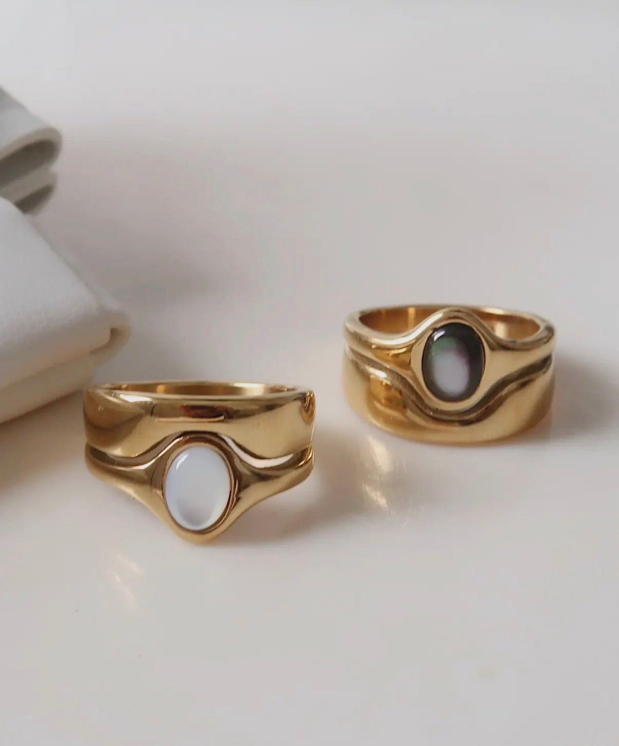 18k Gold Plated Non Tarnish Ring