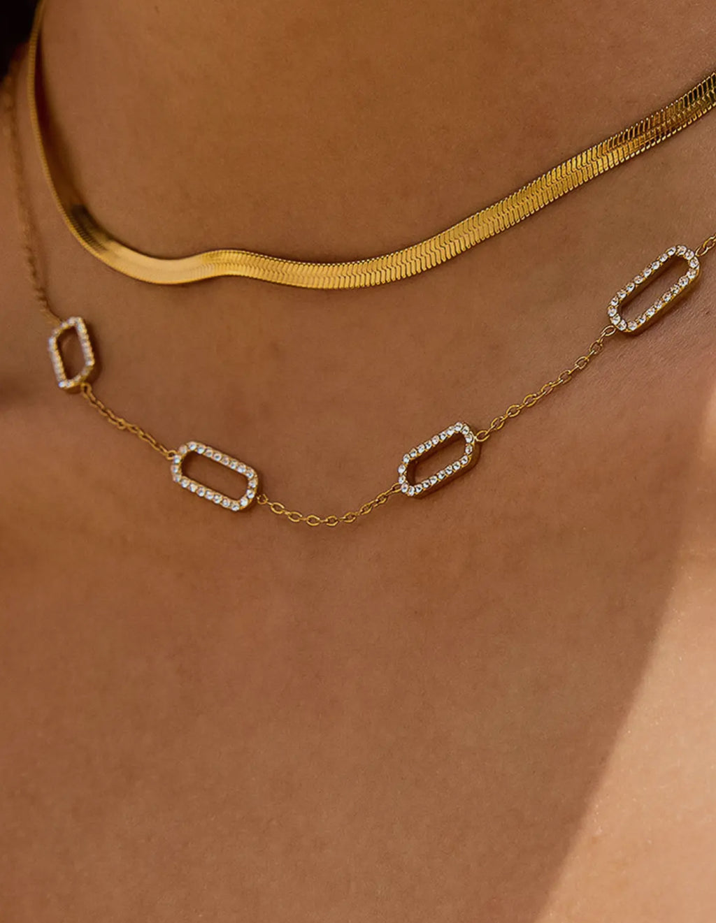 Danita 18K Gold Non Tarnish- Dainty chain Necklace