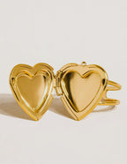 Picture Ring 18k Gold Plated Non Tarnish