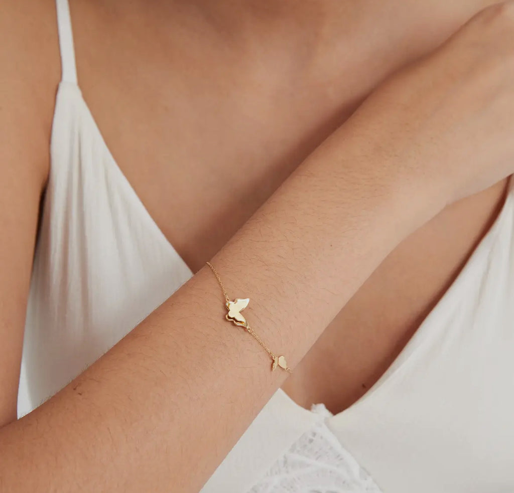 Butterfly Mama and Baby Bracelet