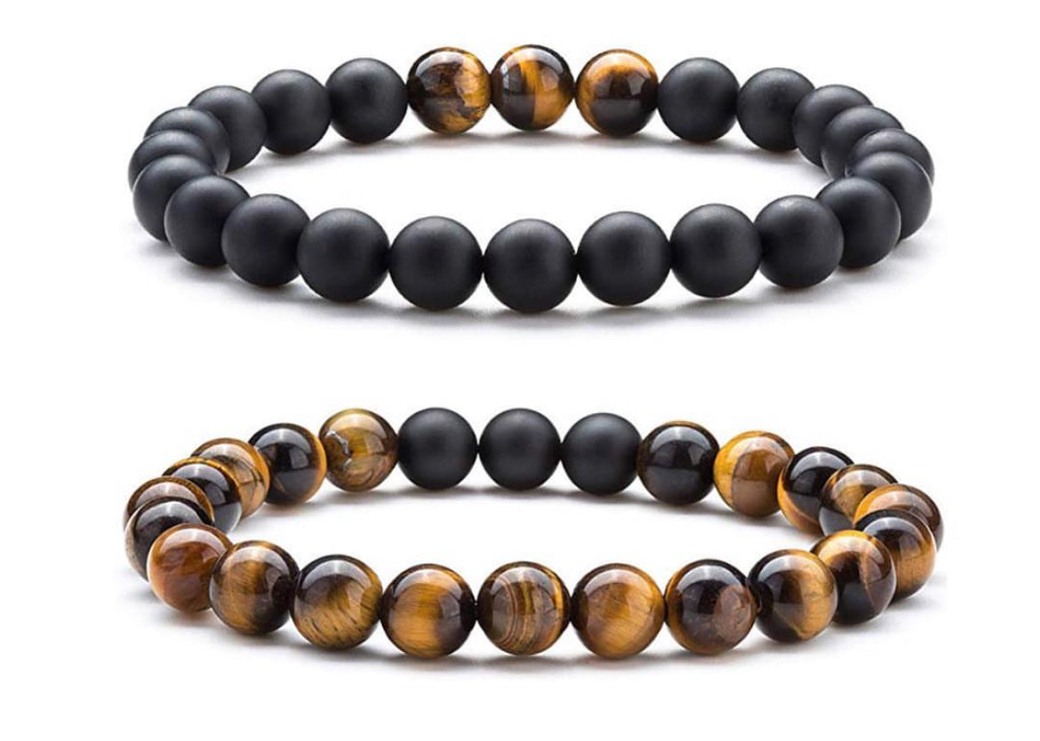 Men’s Tiger eye bracelets (set)