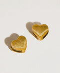 Kylo Heart Earrings-18K Gold Non-Tarnish