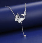 Mother Of Pearl Sterling Silver Necklace