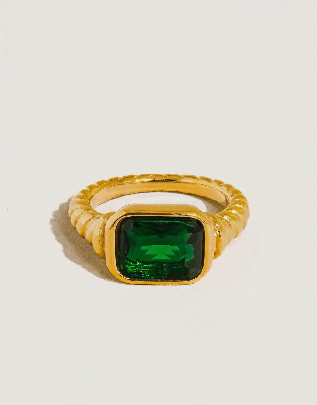 18k Gold Plated Non Tarnish Ring