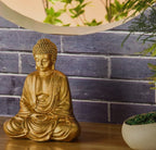 Golden Buddha Statuette - Zen Meditation
and Feng Shui