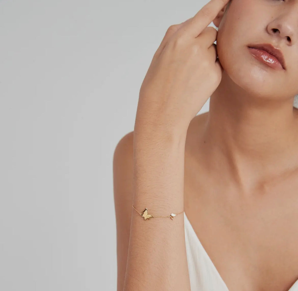 Butterfly Mama and Baby Bracelet